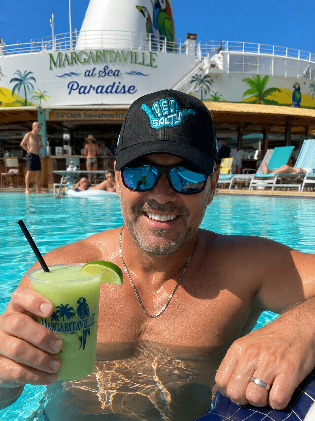 Get Salty Shaka Embroidered Baseball Cap
