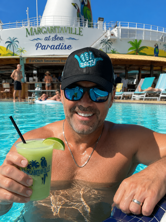 Get Salty Shaka Embroidered Baseball Cap