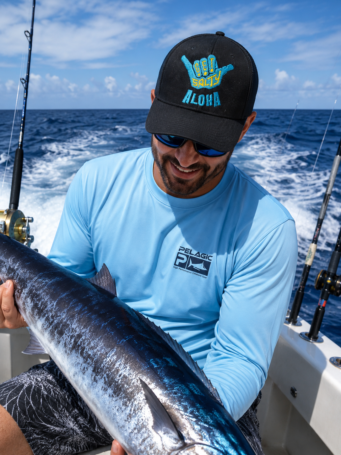 Get Salty Aloha Shaka Baseball Cap