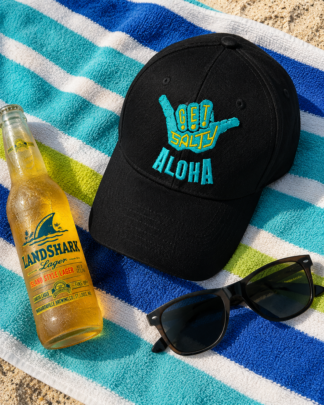 Get Salty Aloha Shaka Baseball Cap