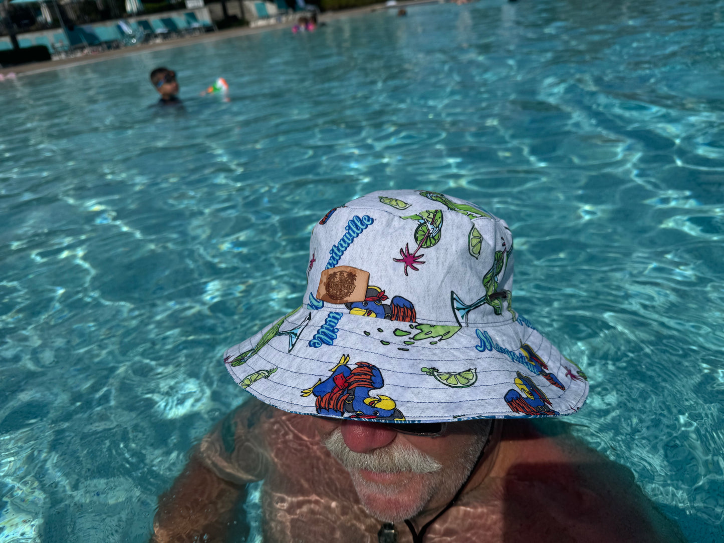 Margaritaville/Ocean Waves Reversible Bucket Hat