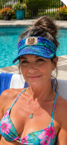 Bluewater Bliss Sun Visor