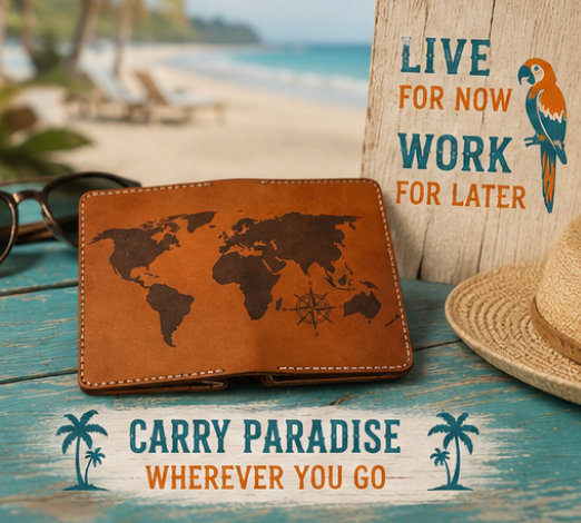 Paradise Bound Passport Holder