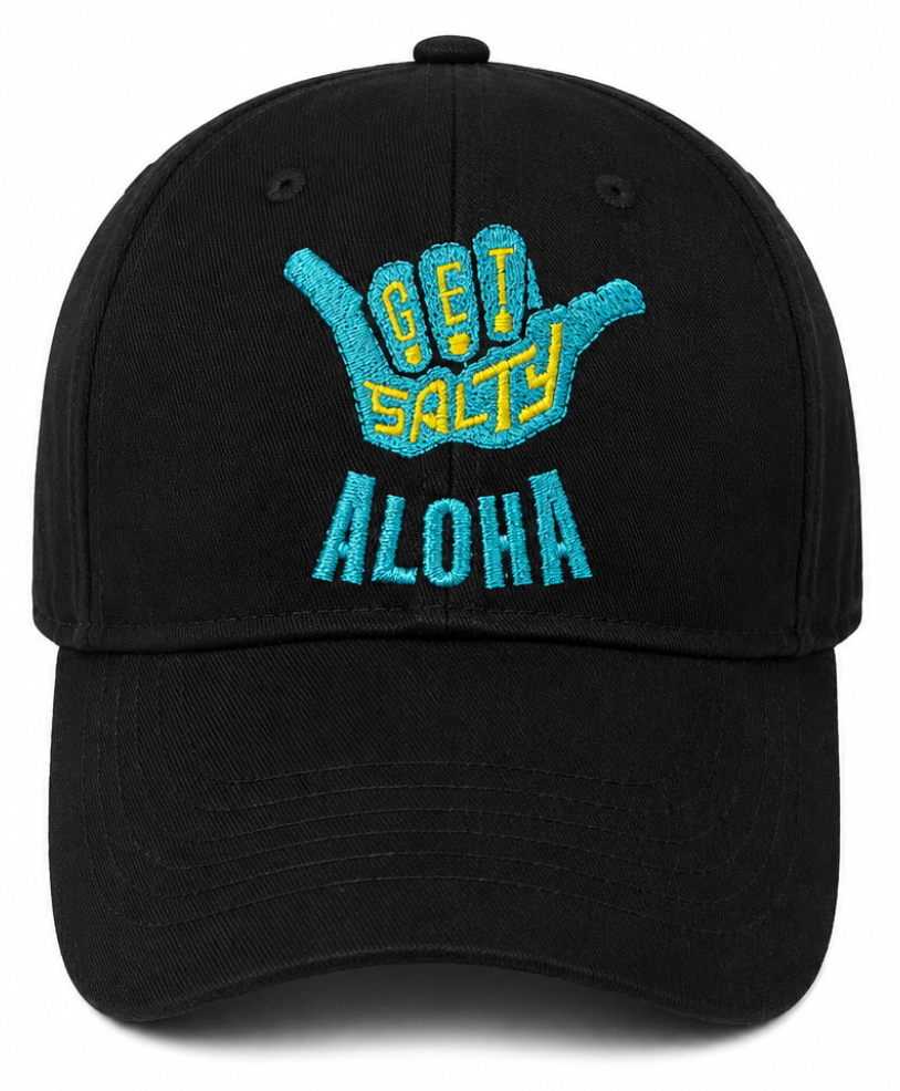 Get Salty Aloha Shaka Baseball Cap