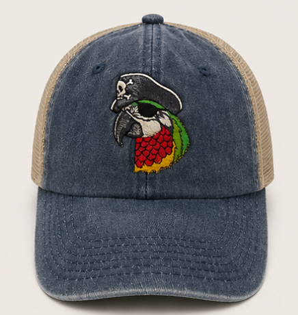 Pirate Parrot Trucker Hat