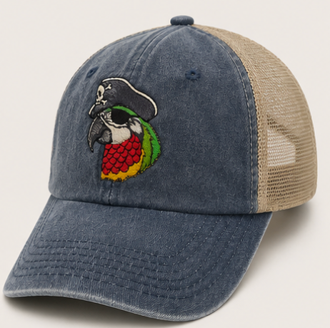 Pirate Parrot Trucker Hat